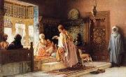 Arab or Arabic people and life. Orientalism oil paintings  340